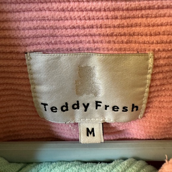 Teddy Fresh Corduroy Color Block Shirt - Picture 4 of 5